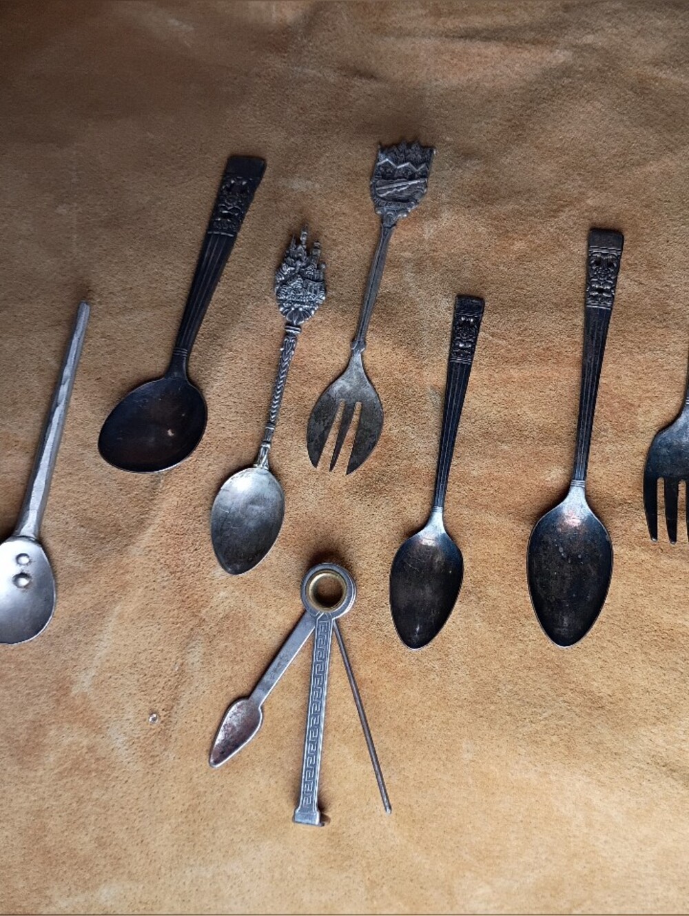 Antique Silver Spoons, Etc.